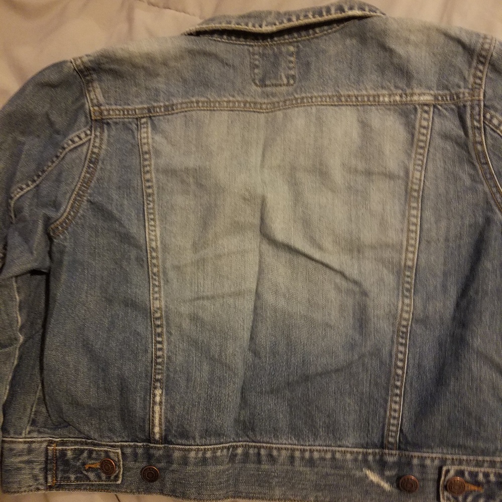 Distressed Jean Jacket - Picture 6 of 8